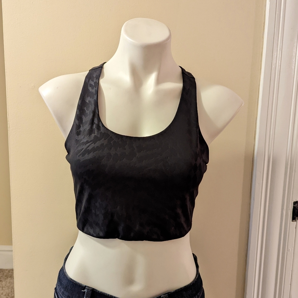 90 Degrees by Reflex black racer back sports bra size medium